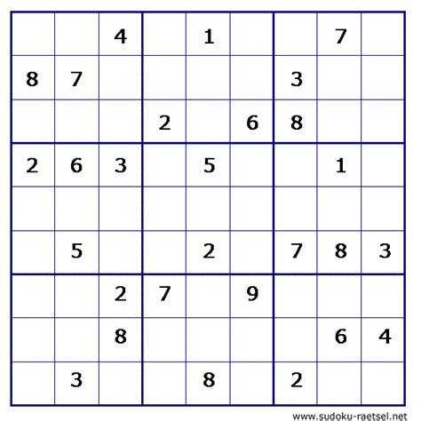 Achso, es geht mir nicht direkt um die lösung. Sudoku Rätsel Online & zum Ausdrucken | Sudoku-Raetsel.net