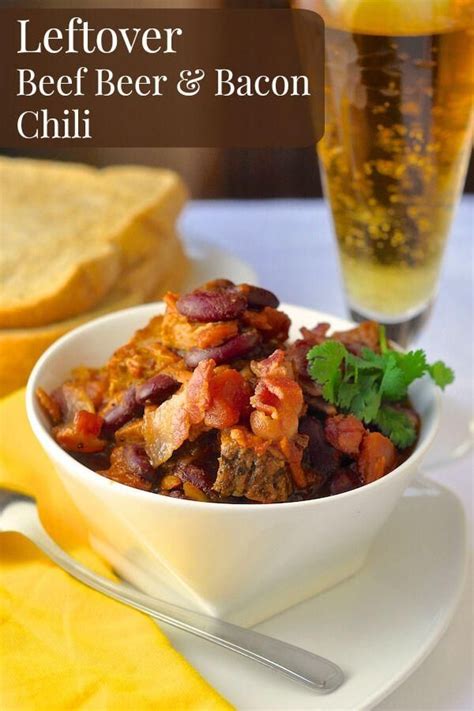 We have some magnificent recipe concepts for you to try. Prime Rib Beer Bacon Chili - a leftover luxury meal ...