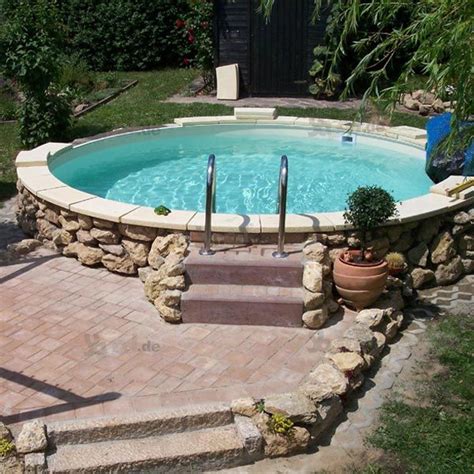 Pool verkleiden 9 ideen und tipps pool wer einen großen garten besitzt oder noch freie bzw. Stahlwandpool Teilversenkt Verkleiden | loopele.com