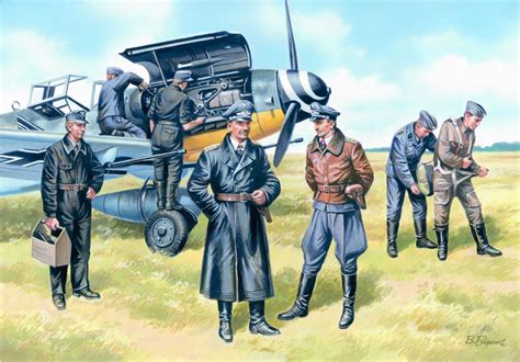 Icm 48082 148 German Luftwaffe Pilots And Ground Personnel 1939 1945