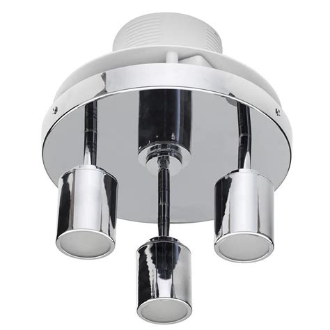 Take a close look at the stylish ceiling light with amazing designs. Bathroom 3 Light Ceiling Light Spotlight W/ Extractor Fan ...