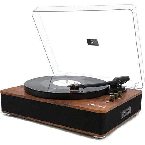 Lpandno1 Record Player Bluetooth Turntable With Built In Speakers And