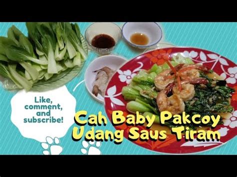 Simak terus resep dan cara membuatnya berikut ini. Resep Cah Baby Pakcoy Udang Saus Tiram yang simple dan nikmat - YouTube