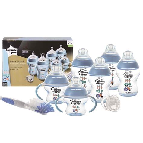 Baby And Beyond Tommee Tippee Ctn Decorated Starter Set Blue