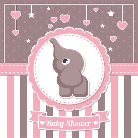 Baby Girl Baby Shower Background