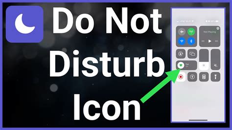 How To Change Do Not Disturb Icon On Iphone Youtube