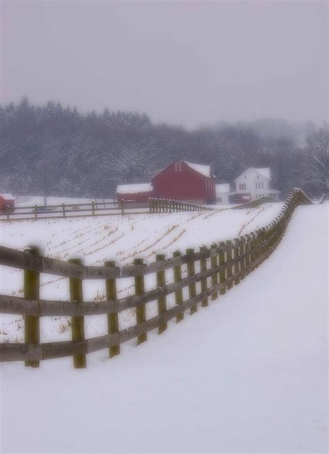Snow Pa Farm Scene Photograph By Blair Seitz Fine Art America