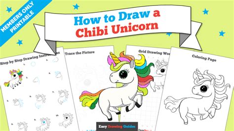 How To Draw A Chibi Unicorn Really Easy Drawing Tutorial