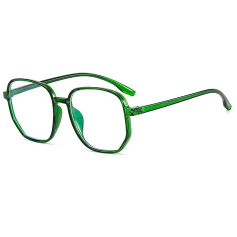 glasses trend eyeglass blue light blocking glasses polygon spectacle eyeglass blue light