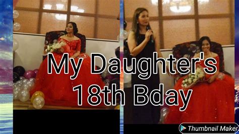 My Daughter S 18th Birthday Youtube