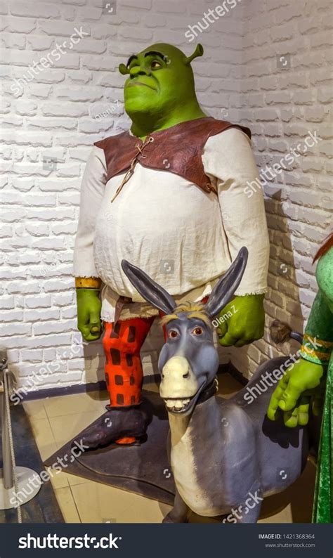 Odessa Ukraine May 26 2018 The Wax Figure Of Shrek At The Wax