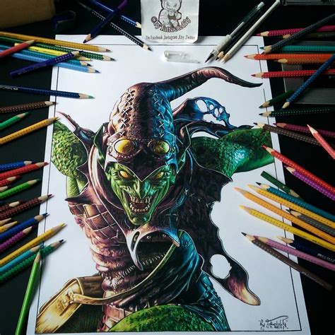 Green Goblin Drawing At Getdrawings Free Download