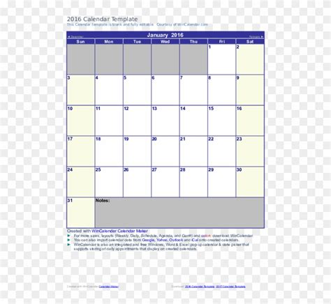 Docx Editable Calendar Template Hd Png Download 600x7766129468