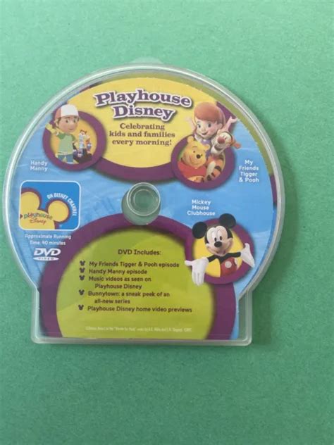 Playhouse Disney Dvd Sampler Mickey Mouse Handy Manny My Friends Tigger