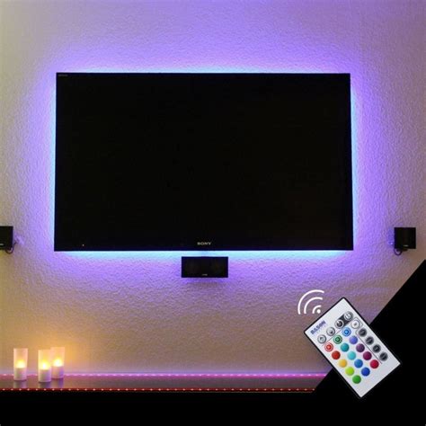 Kit Banda Led Pentru Iluminare Tv Alimentare Usb Cu Telecomanda