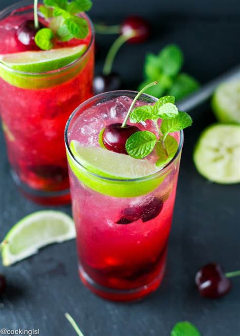 Everyone knows how much i love mojitos and enjoy creating my own versions with different fruits (mostly. Cherry Lime Mojito