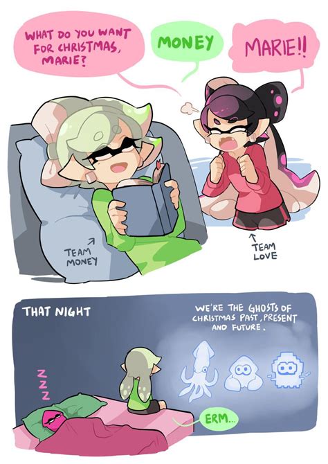 A Squidmas Carol Squid Sisters Splatoon Memes Splatoon Squid Splatoon Comics