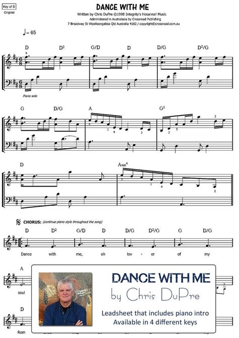 Dance with me is a song by american r&b singer debelah morgan, released in july 2000 as the first single from morgan's third studio album of the same name. Dance with Me sheet music | Chris DuPre | Sheet music, Music, Lead sheet