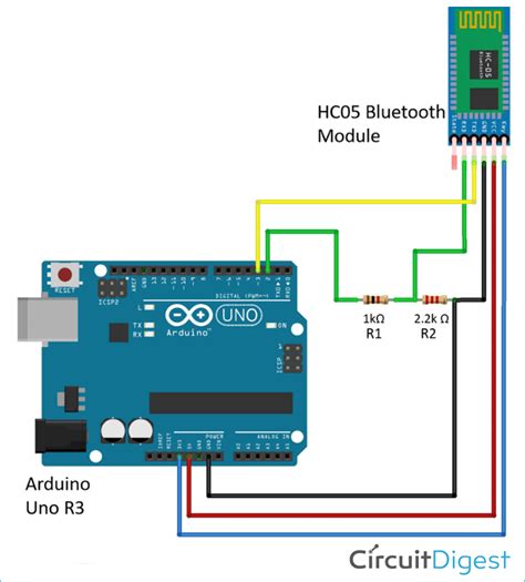Hc 05 Bluetooth Module Circuit Diagram