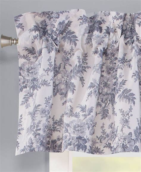Blinds.com has been visited by 10k+ users in the past month Laura Ashley Annalise Floral Shadow Grey Window Valance ...
