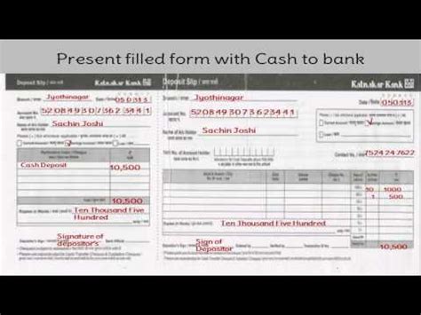 A deposit slip or deposit ticket is a short paper form that some banks or credit unions require that must accompany the checks and currency you when you fill out a bank deposit slip correctly and legibly, it provides the bank an itemized list of everything you deposit and helps ensure your money. Hdfc Bank Deposit Slip / Tax Information Network Tin Ppt Download | downloadjiyebhuttosong
