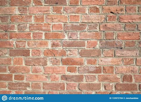 Light Brown Brick Wall With Mortar Solid Stock Photo Image Of Block