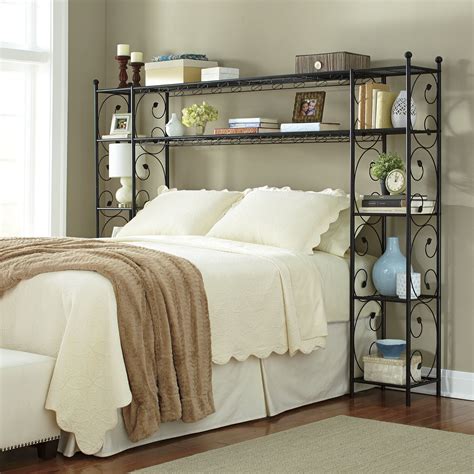 Leaf Scroll Headboard Shelving In 2020 Bedroom Furniture Design Shelves In Bedroom Furniture