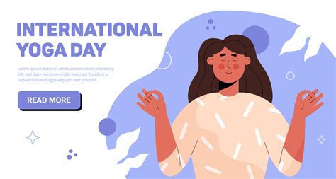 International Yoga Day Banner 18835040 Vector Art At Vecteezy