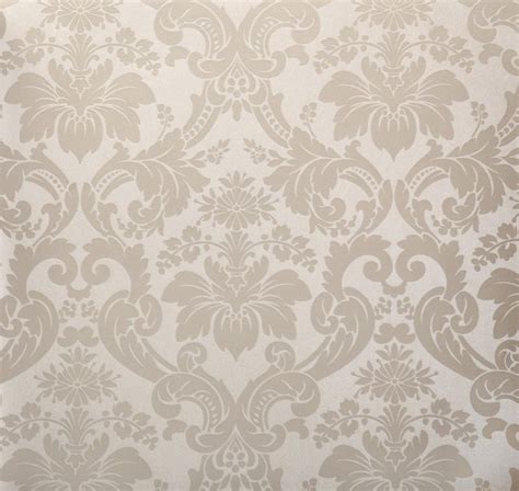 Century Classic Damask Wallpaper Grey Traditional Wallpaper By