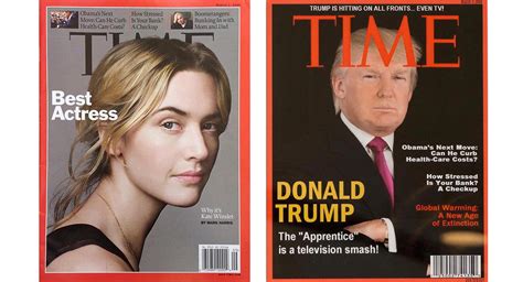 A Time Magazine With Trump On The Cover Hangs In His Golf Clubs Its
