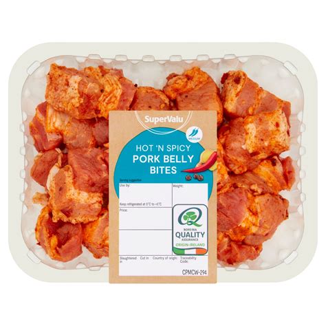 Supervalu Marinated Pork Belly Bites 400 G Storefront En