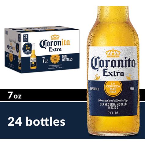 Corona Extra Coronita Mexican Lager Beer 24 Pack 7 Fl Oz Bottles 46