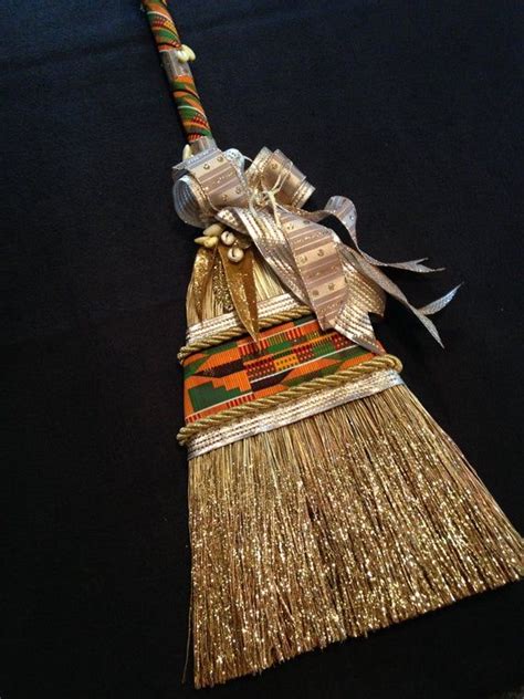 Royal African Kente Wedding Broom Etsy Wedding Broom African