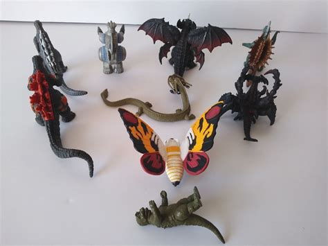 2002 Bandai 25 Godzilla Mini Toy Figures Lot Minya Manda Gigan