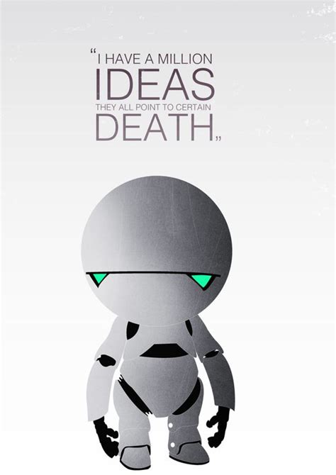 Marvin The Paranoid Android By Sadhbh Mccarthy Via