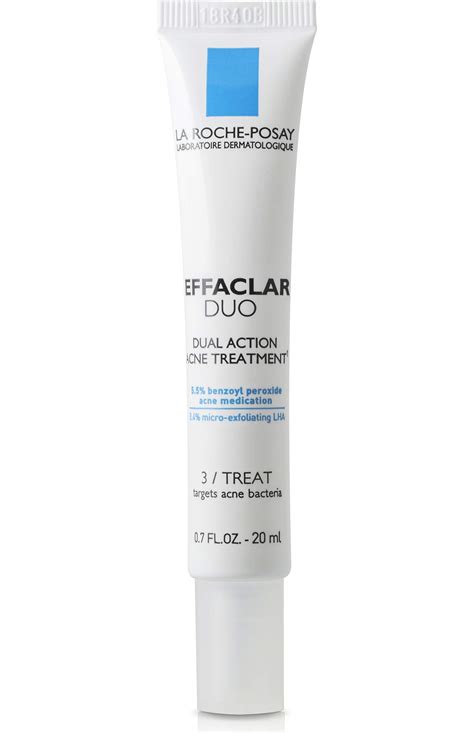 La Roche Posay Effaclar Duo Dual Action Acne Spot Treatment Cream With Benzoyl Peroxide Fl