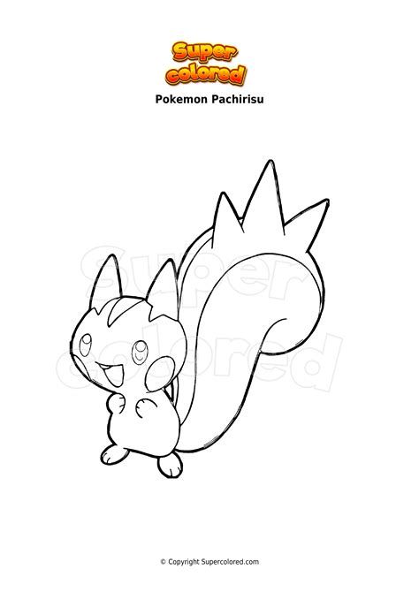 Coloriage Pokemon Pachirisu