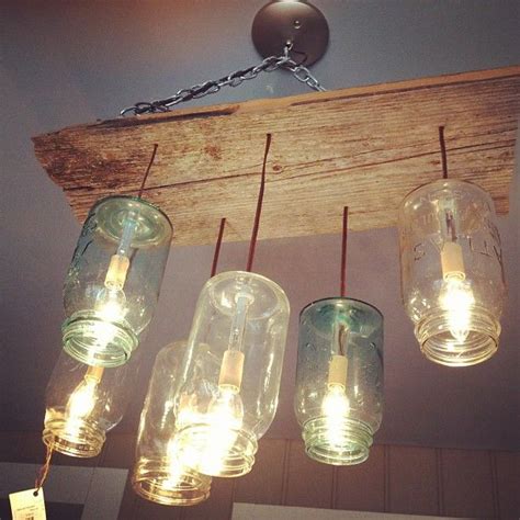 Mason Jar Light Fixture By Michael Jordan