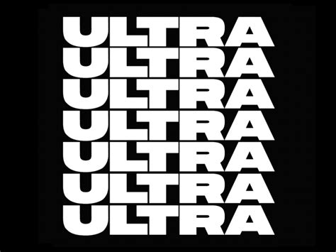 Ultra Variable Font By Josh Warner On Dribbble