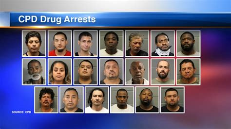 Chicago Crime 2 Dozen Arrested In Pilsen Austin As Part Of Multiple Months Long Investigations