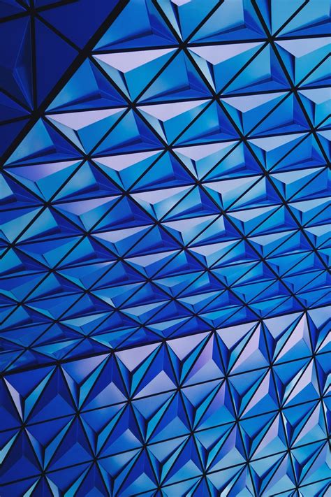 Blue Geometric 4k Wallpapers Top Free Blue Geometric 4k Backgrounds