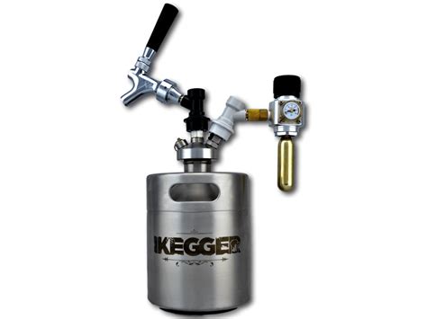 Mini Beer Keg With Tapping Systems Beer Taps And Co2 Regulators