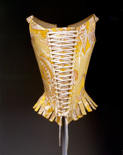 Ephemeral Elegance Silk Brocade Corset S Via The Met