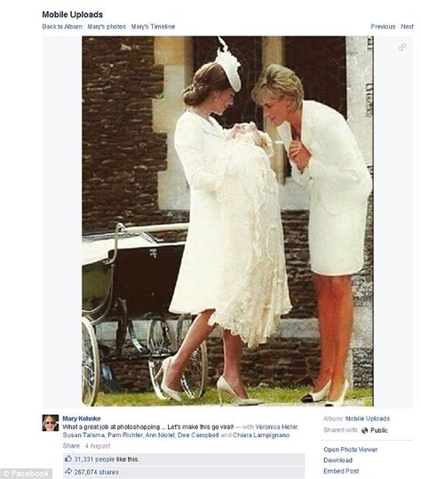 Photoshopped Picture Of Princess Diana With Kate Middleton At Princess