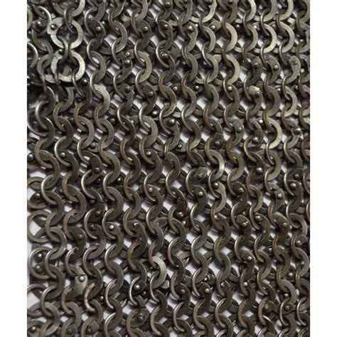 Chainmail Sheet Flat Ring Riveted Alternate Solid Ring