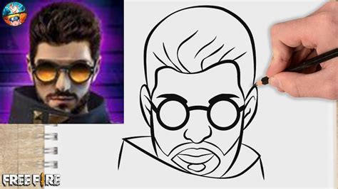 Como Dibujar A Dj Alok De Free Fire Ff FÁcil Paso A Paso Dibujos Youtube