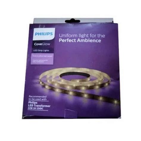 White Philips Led Strip Cove Glow 24w 12v 5 Meter Without Driver