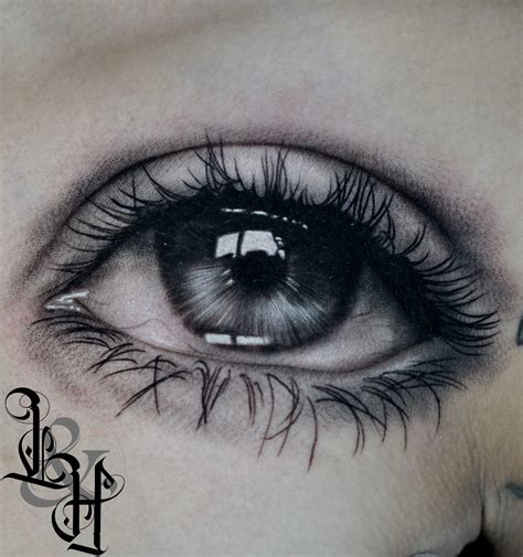 Realistic Eyes Tattoo