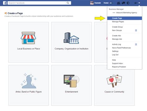 After you log in your personal profile page, click on the advertising link on the side of the page to be taken to a new page where you can then. How To Create A Facebook Business Page: Step-By-Step