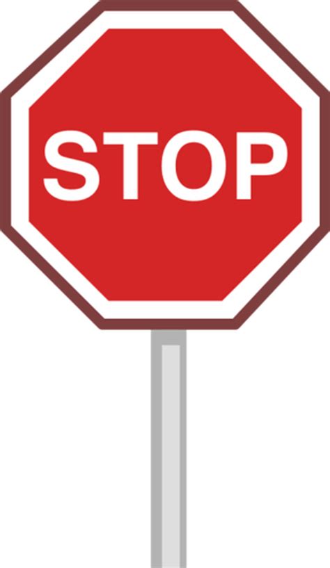 Sign Stop Png Transparent Image Download Size 900x1553px